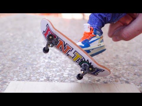 New Tech Deck Finger Skateboard | Tricks | Finger Skateboarding